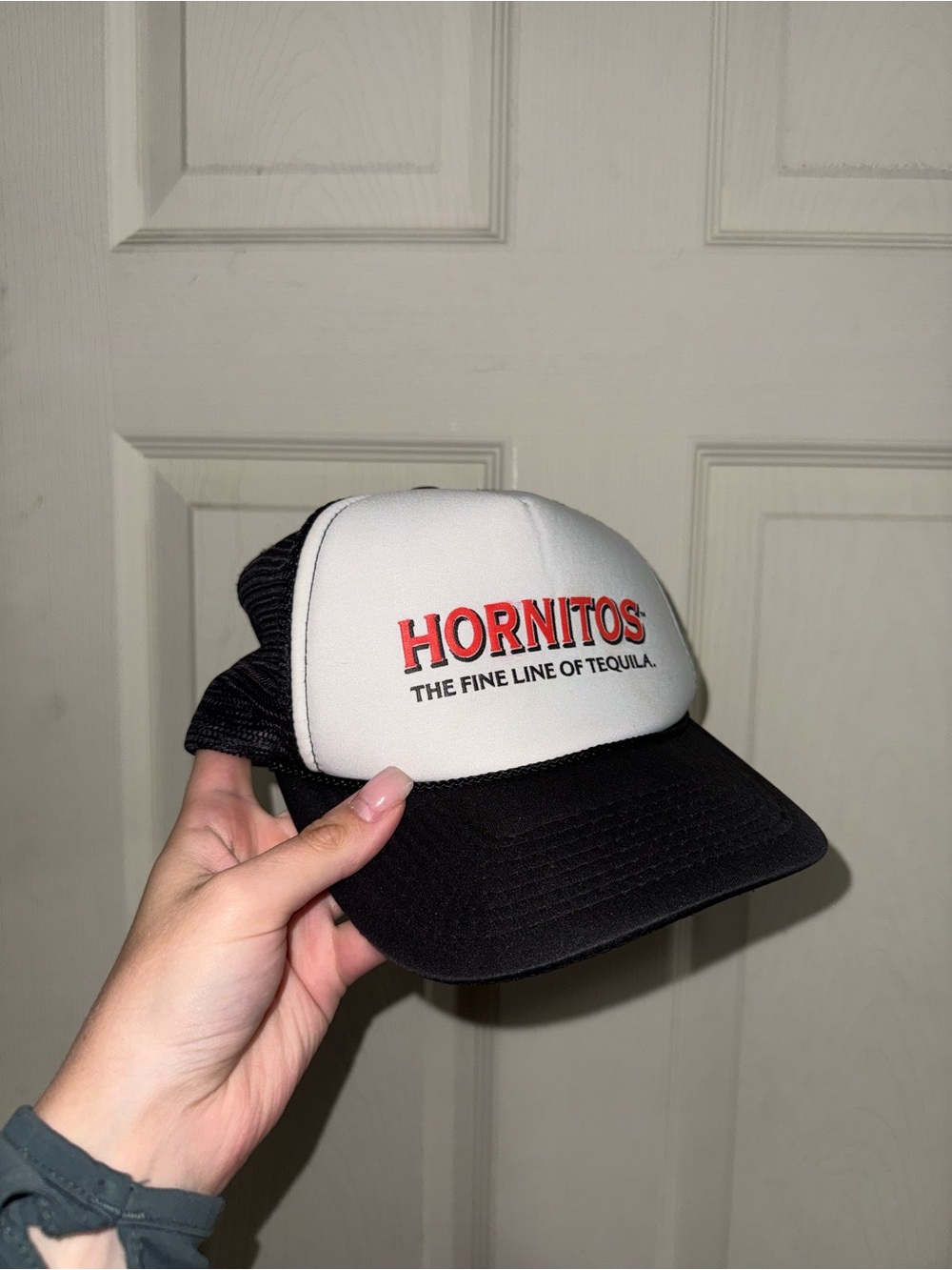 Hornitos Black and White Trucker Hat